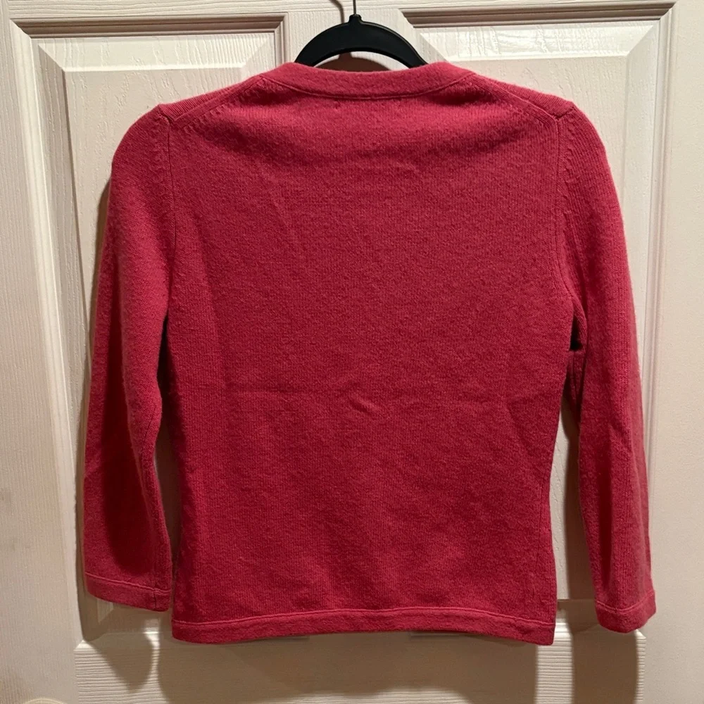 Banana Republic Rose Angora/Lambswool Button Cardigan - Picture 3 of 9